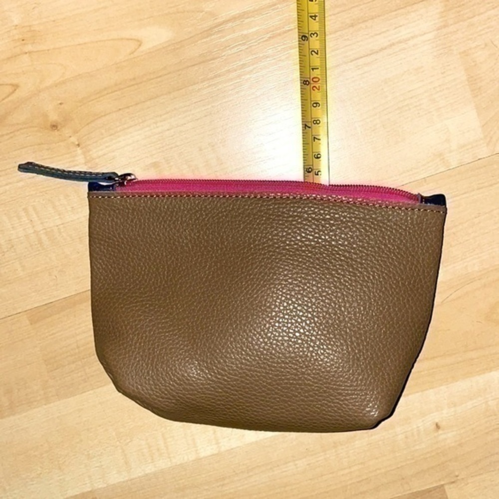 Sirni Pelletteria Roma Italy purse crossbody genuine leather large shopping bag - Picture 10 of 14